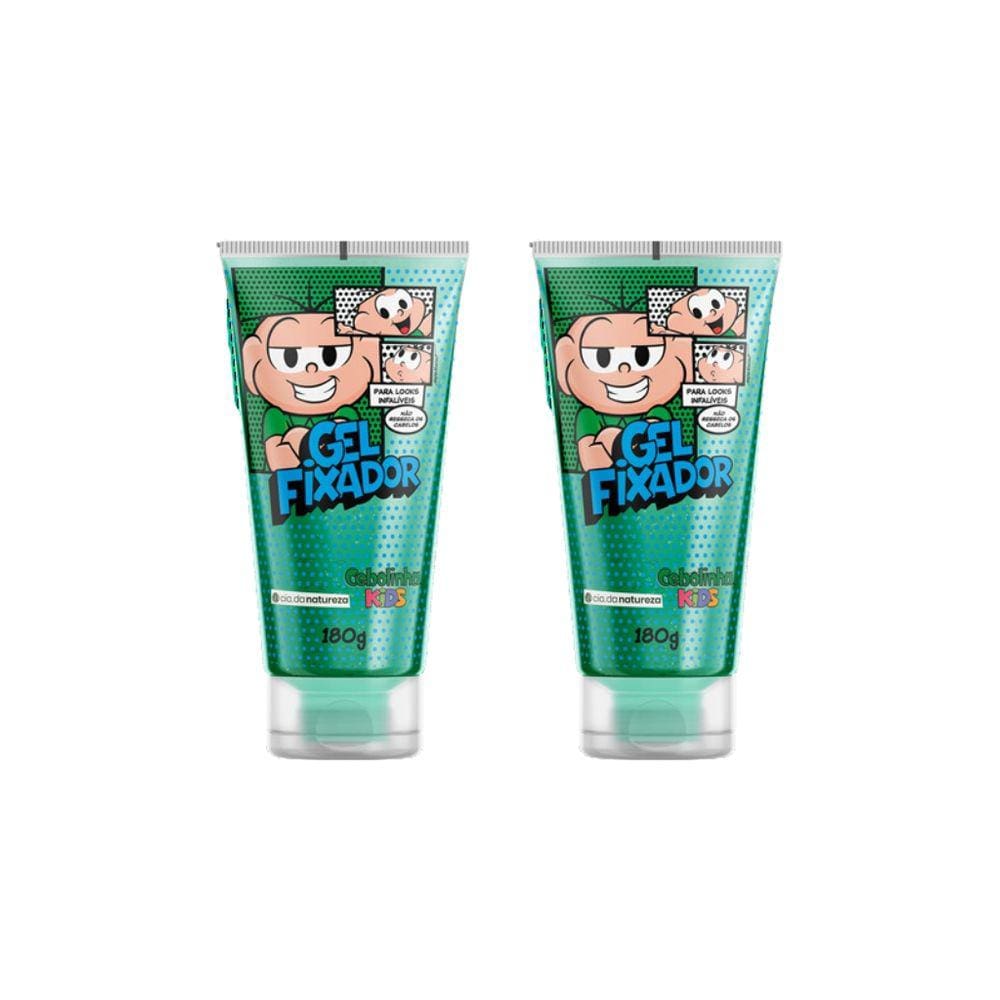 Gel Fixador Cia da Natureza Cebolinha 180g-Kit C/2un