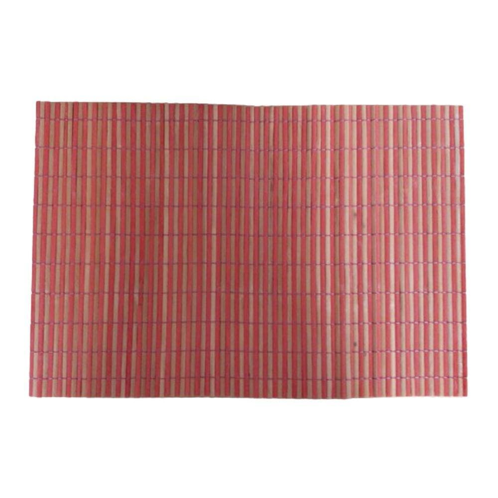 Jogo Americano De Cozinha 30 cm x 40 cm De Bambu Com 4 Peças