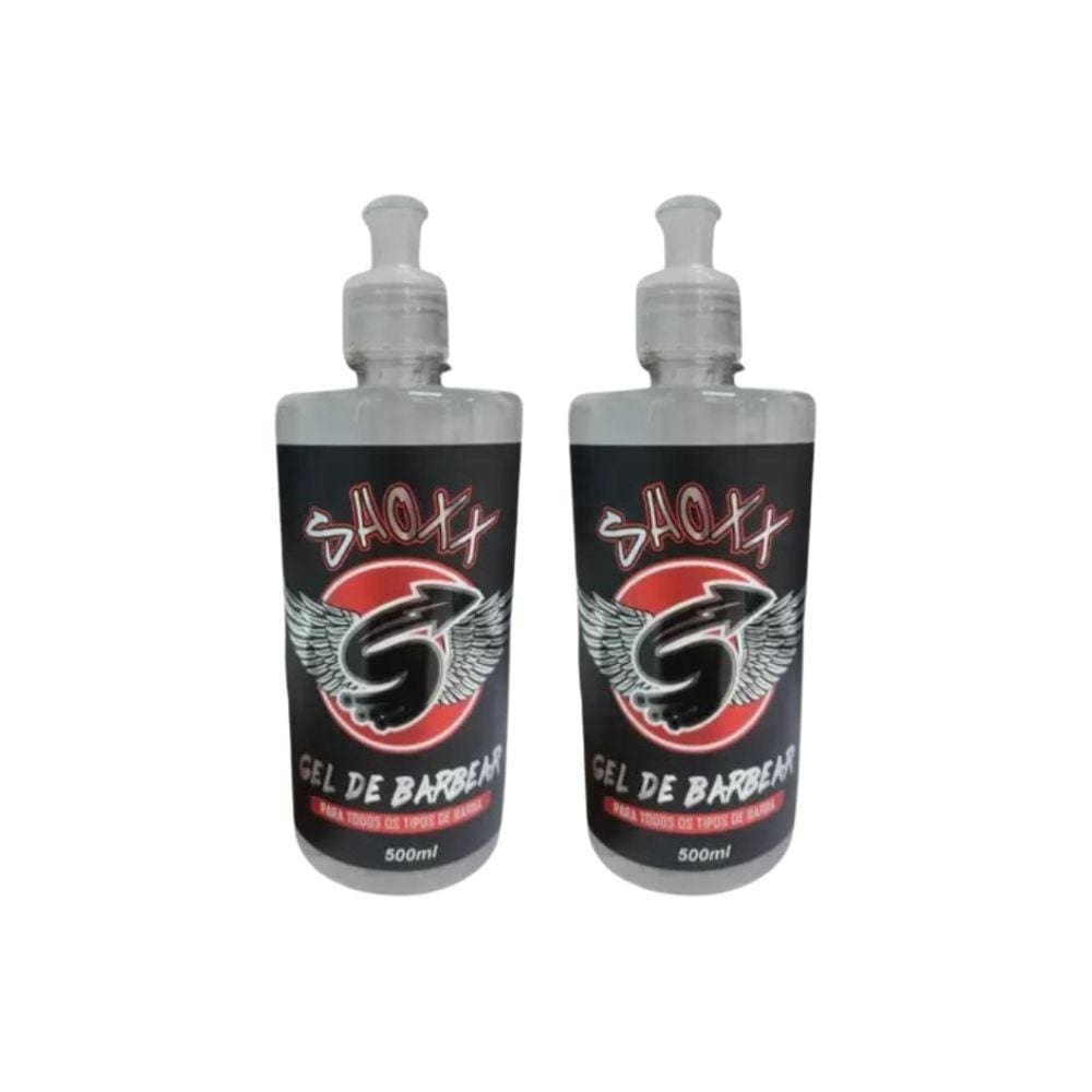 Gel de Barbear Shoxx 500ml - Kit C/ 2un