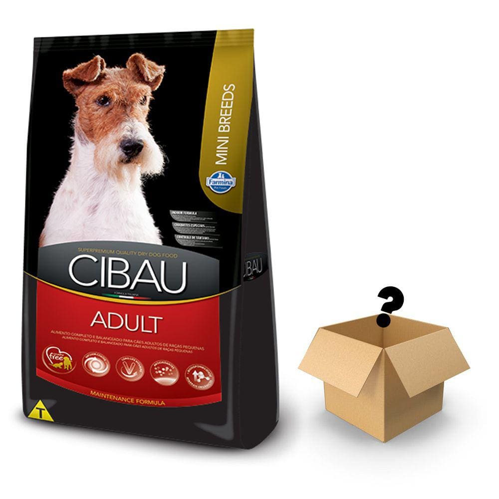 Ração Farmina Cibau Cães Adultos Raças Mini Ração Cibau Cães Adultos Mini 15kg + Surpresa