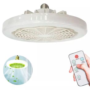Ventilador De Teto Com Luz Led Ambiente Fresco Com Controle