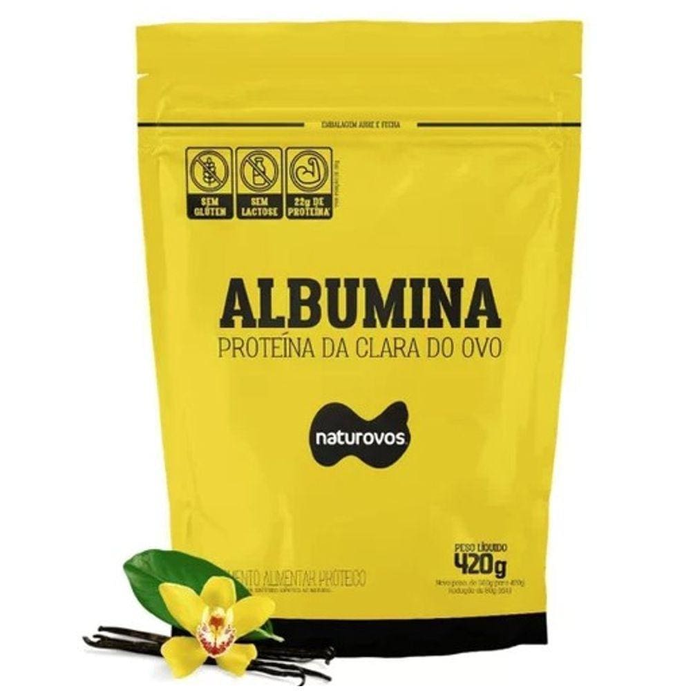 I D 4 5 1 5 2 5 4 3 3 2SKU 63060 #4515254332  SKU 63060  Albumina Naturovos 420g - Natural