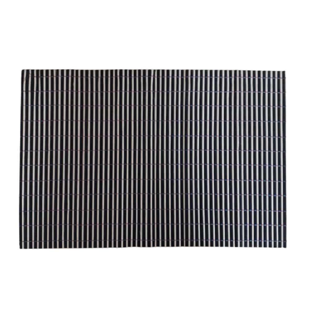 Jogo Americano De Cozinha 30 Cm X 40 Cm De Bambu Com 4 Peças
