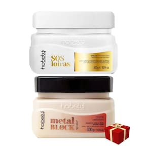 Hobety Condicionante Metal Block + Máscara Sos Loiras 300G