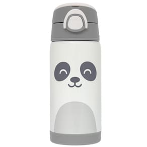 Copo Térmico Infantil C/Canudo 400Ml Gumy White 18063 - Buba