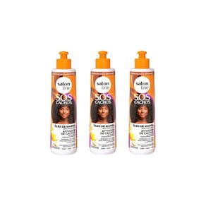 Ativador De Cachos Salon Line 300Ml Oleo De Manga- Kit C/3Un