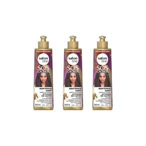 Ativador Cachos Salon Line 300Ml Sos Cachos Mant Karite- 3Un