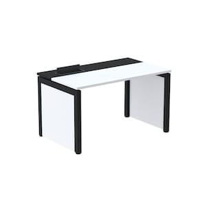 Escrivaninha para Escritório 150x79,2cm Pscpp150 Branco/Preto