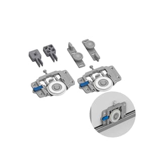 Sistema de Porta de Correr Dt15 Com Guia de 26 Mm - de Toni