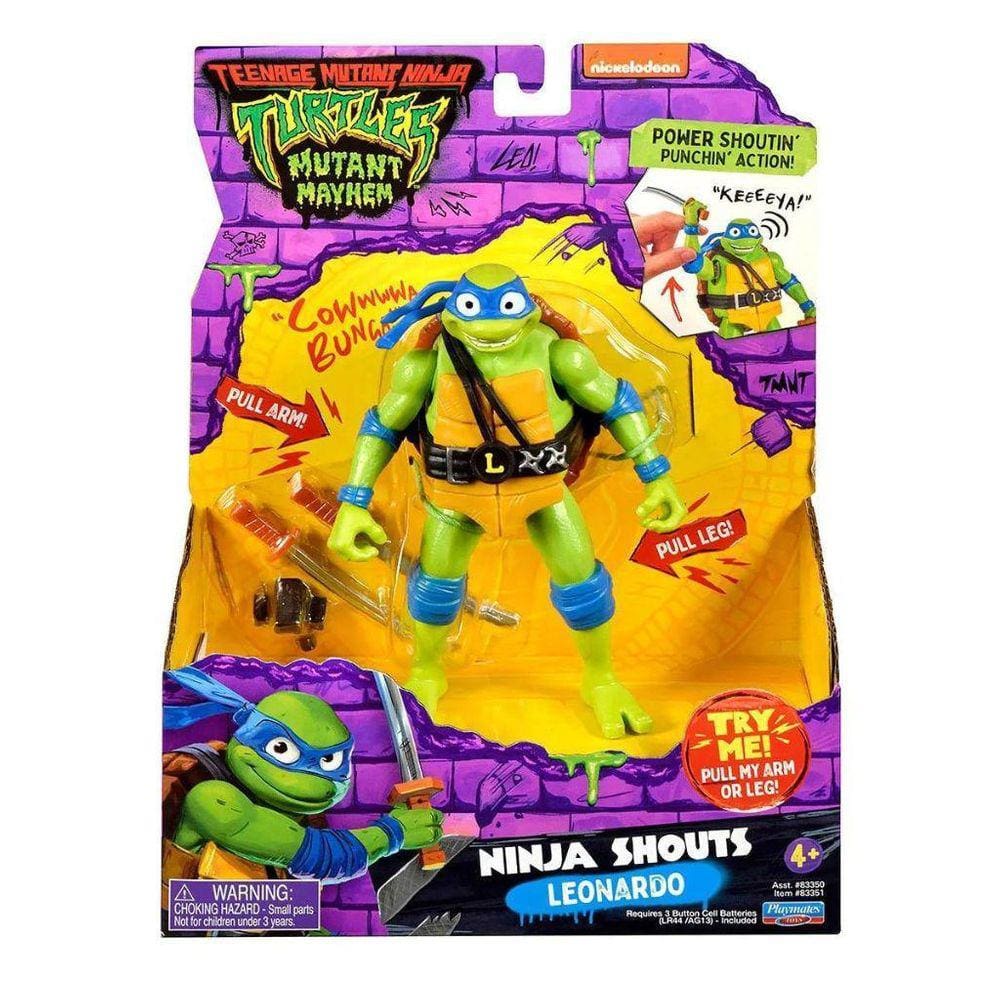 Boneco Deluxe Leonardo 14Cm Tartarugas Ninja 3671 Sunny