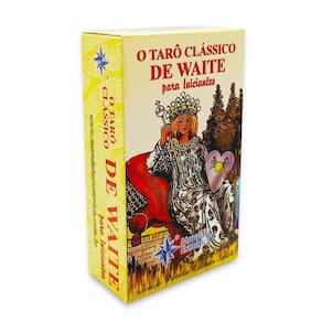 O Clássico Tarô de Waite Iniciantes com 78 Cartas e Manual