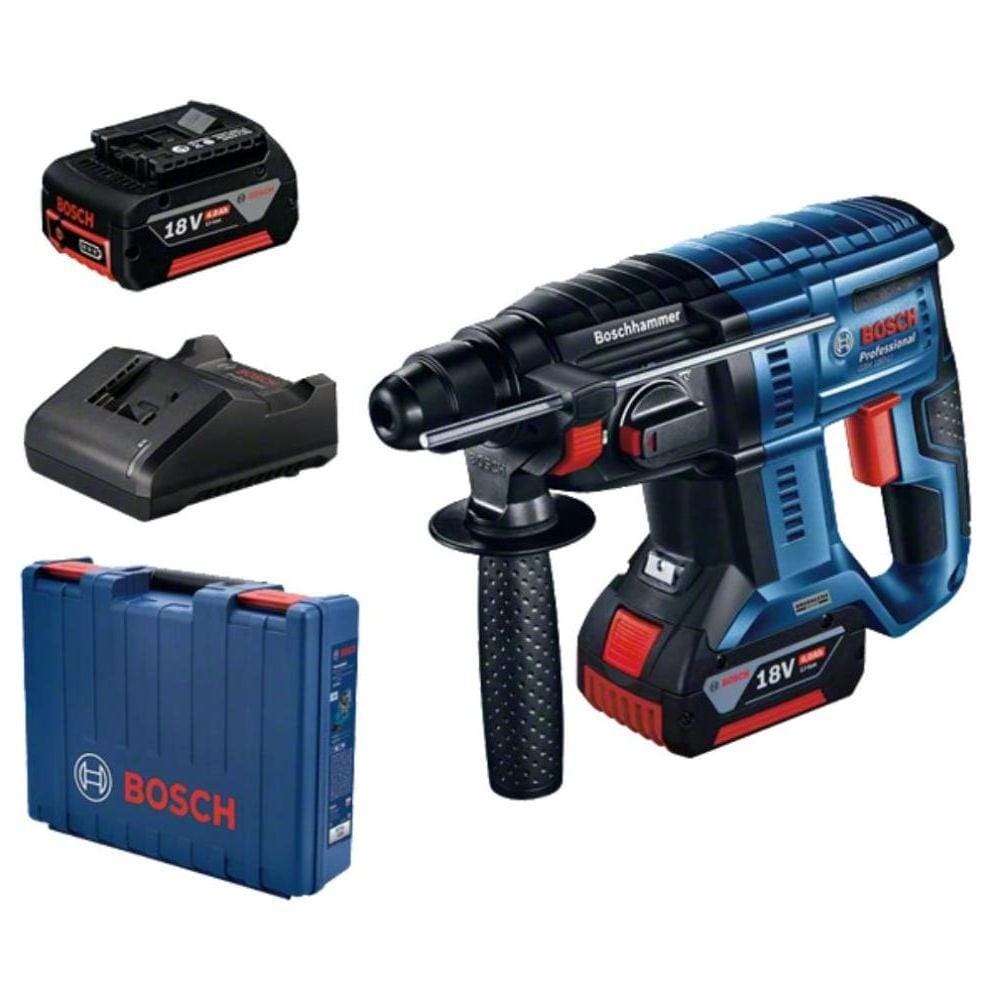 Martelete Perfurador SDS Plus com 2 Baterias 18V e Carregador BOSCH