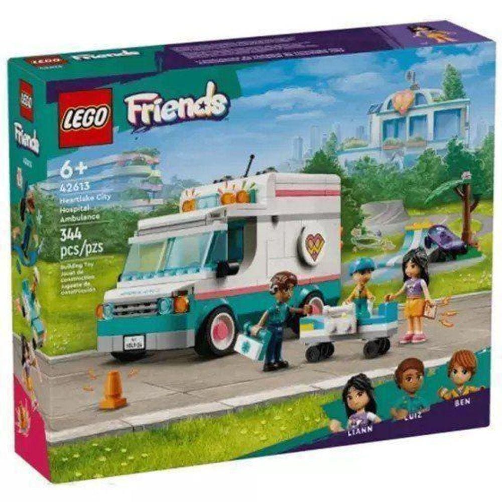 Lego Friends 42613 Ambulancia Do Hospital Municipal De Hear