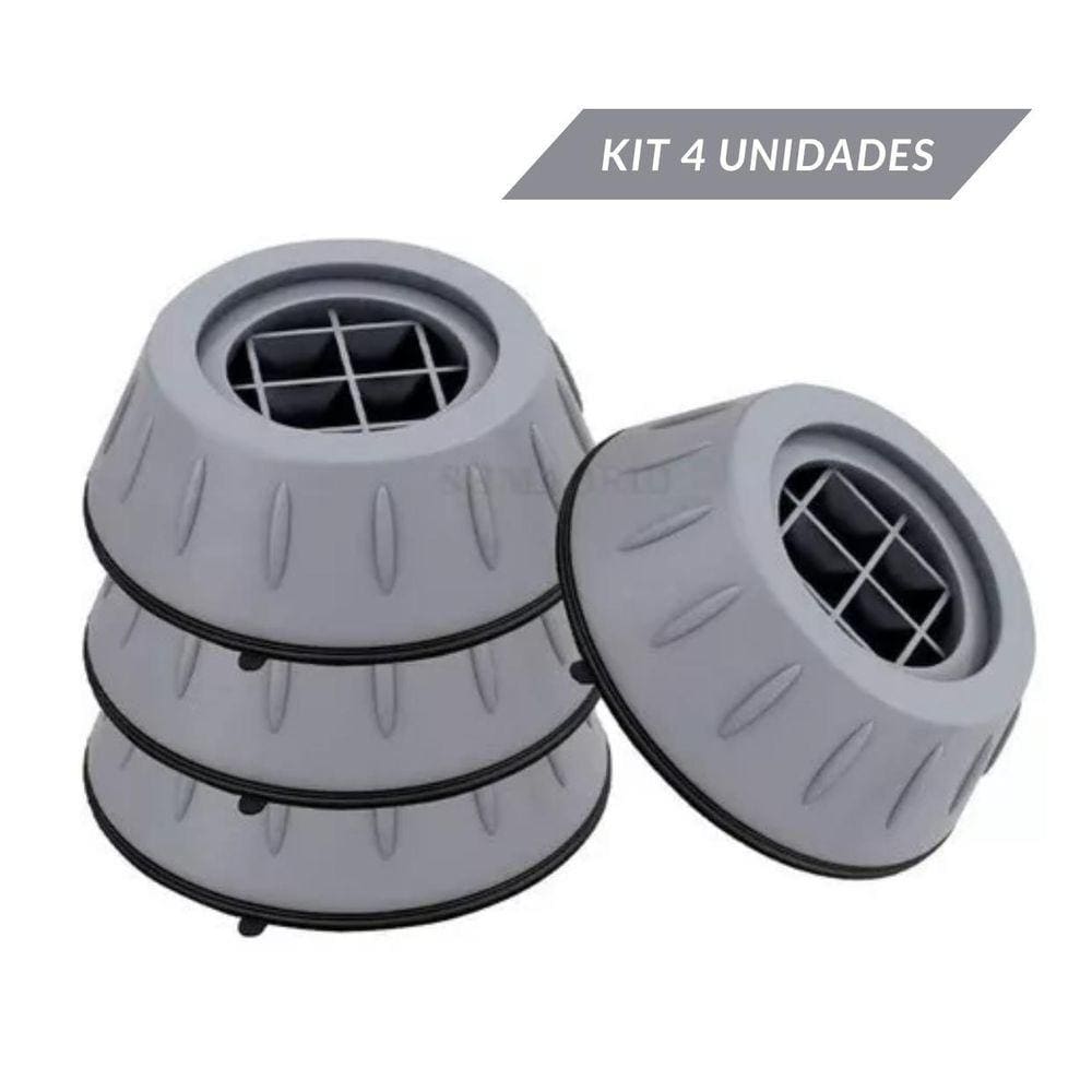 Kit 4 Suportes Para Maquina De Lavar Geladeira Mesa Novidade