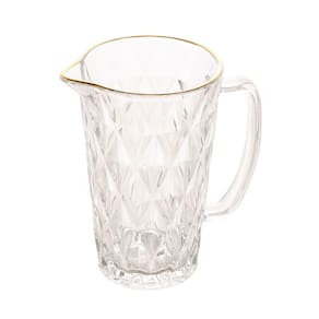 Jarra Diamond de Vidro com Fio de Ouro 1L Lyor
