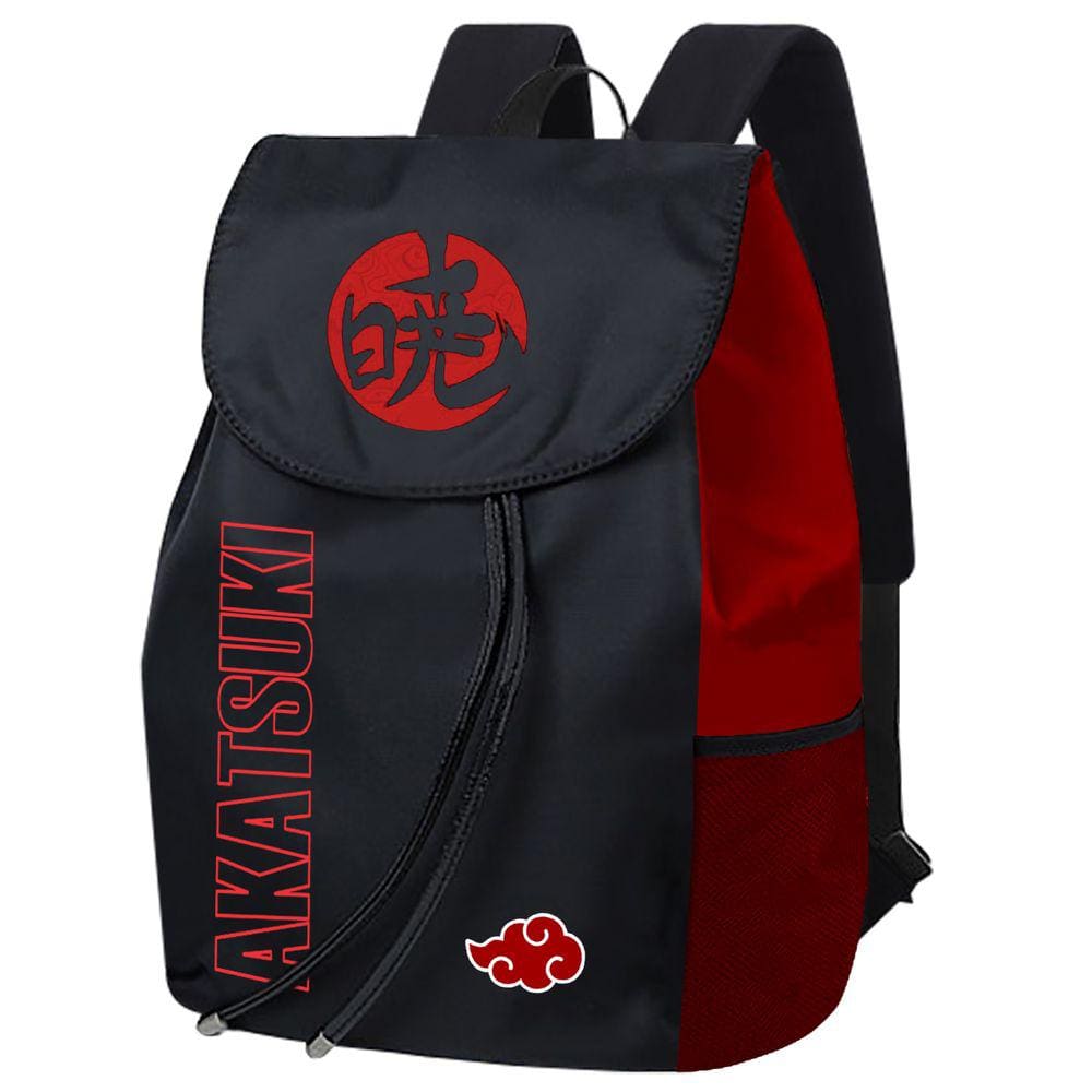 Mochila Akatsuki Organização Ninja Renegado Anime Geek