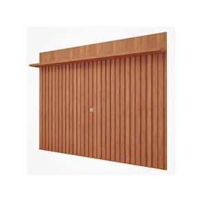 Painel Ripado Permobili Trend MDF com prateleiras