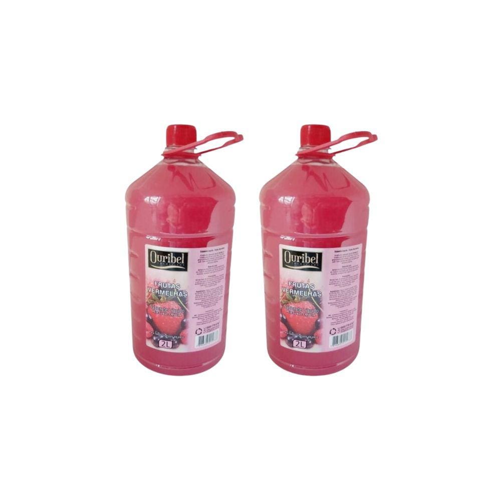 Sabonete Liquido Ouribel 2000ml Frutas Vermelhas - Kit C/2un