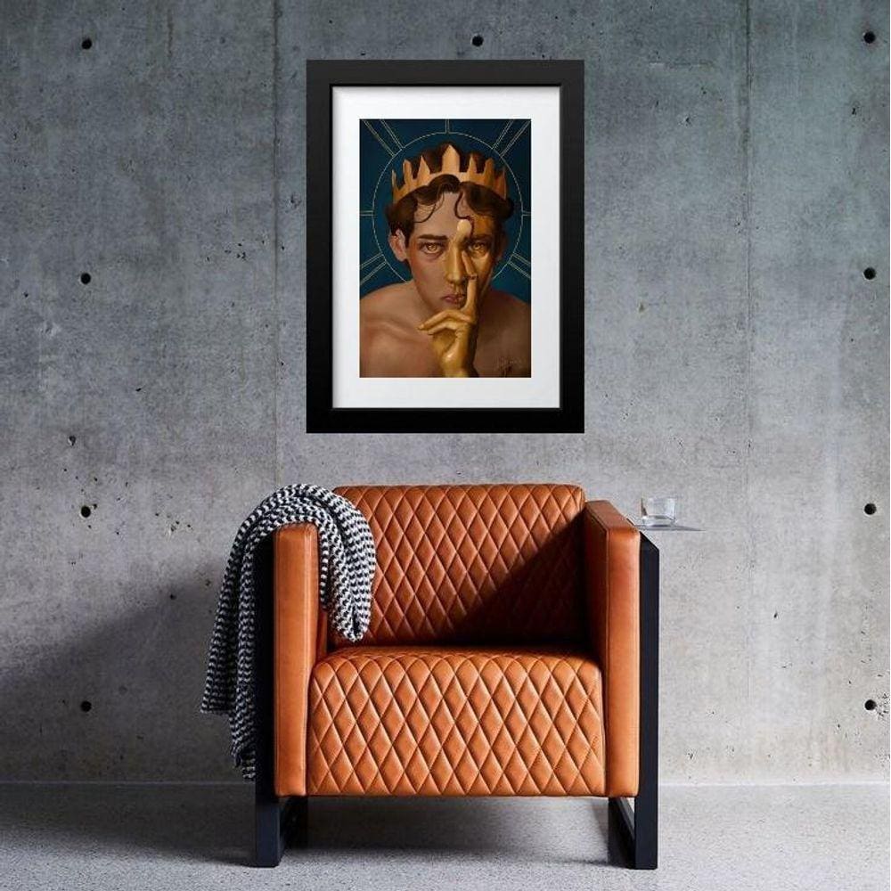 Quadro Arquétipo Rei Midas - 60X48Cm