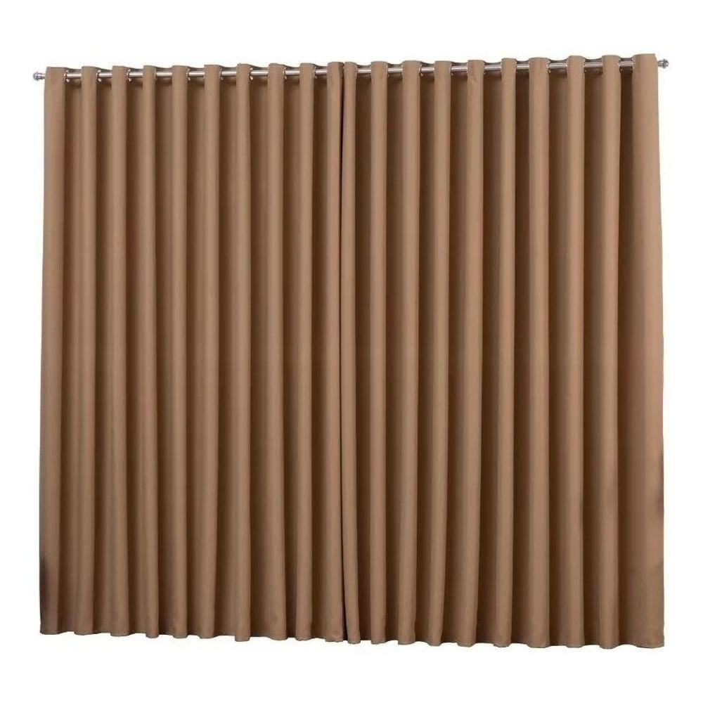 cortina para sala quarto tecido blackout avela 2,00x1,30