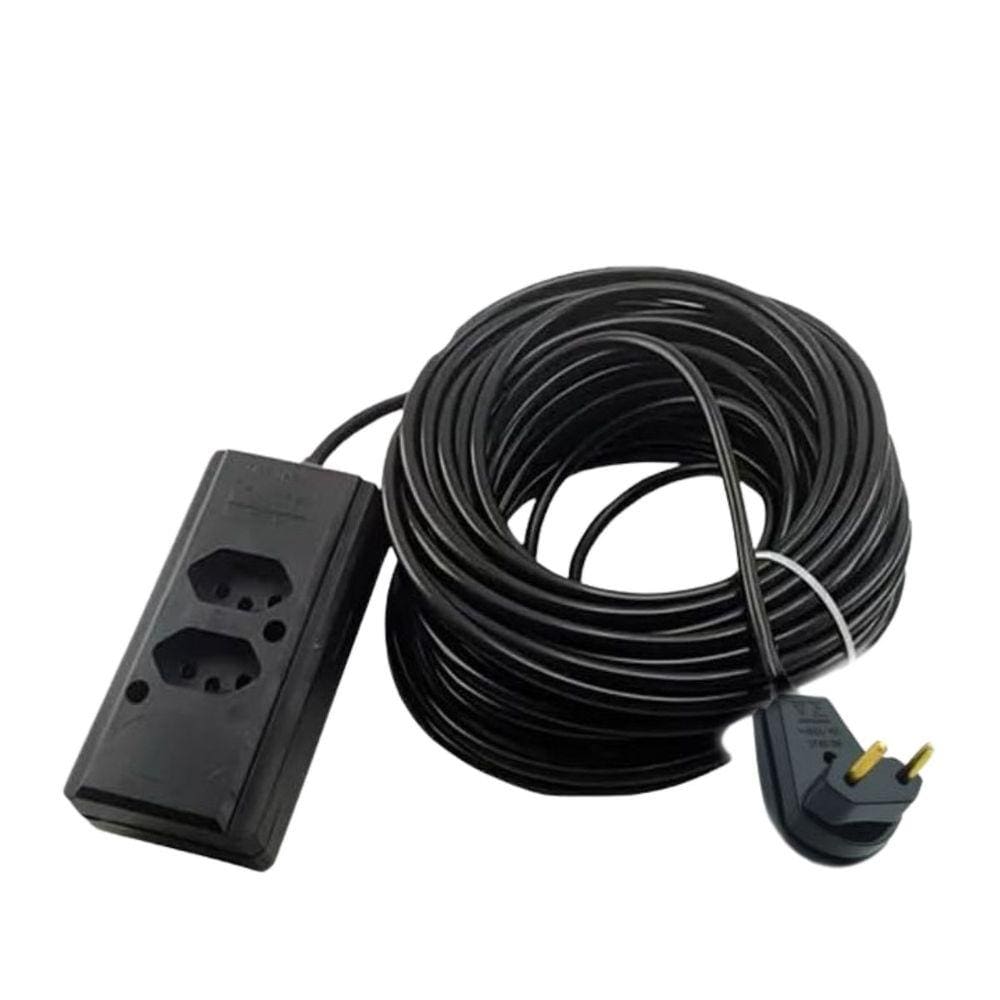 Extensão Elétrica 25 Metros cabo Pp 2x2,5mm Dupla Reforçada