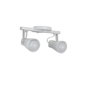 Spot Trilho Triplo Alpha 2 Sobrepor Direcionável E27 Branco
