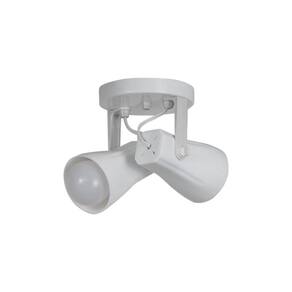Spot De Sobrepor Duplo 2 Alpha Direcionável E27 Branco