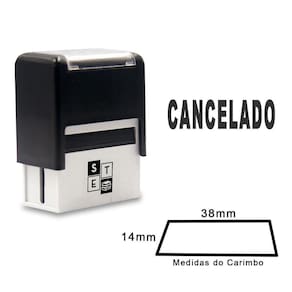 Carimbo Automático Cancelado Preto