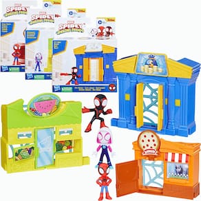 Kit Playset Completo Spidey e Seus Amigos Na Cidade