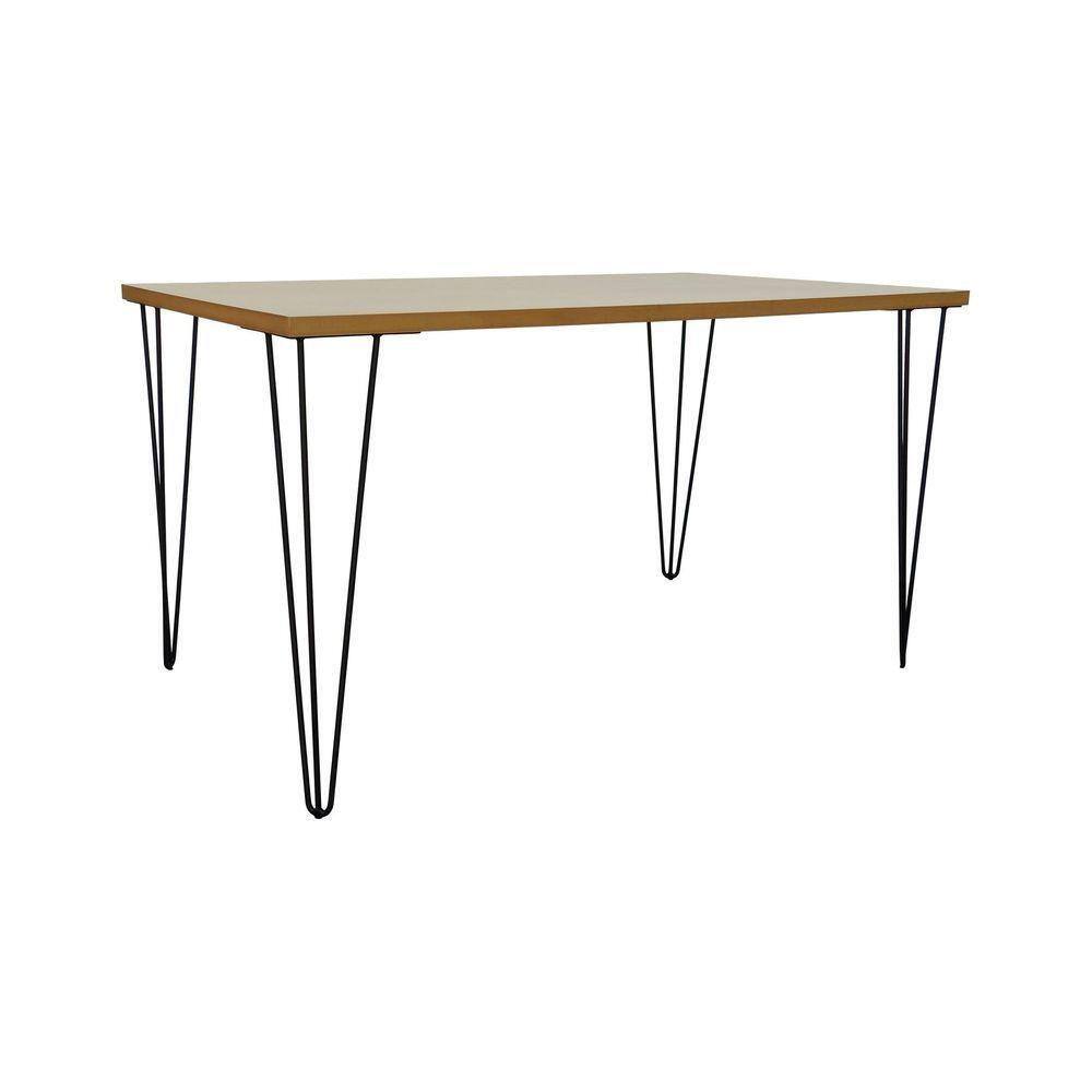 Mesa De Jantar Spectro Retangular 1350x800x750 - Preto Natural