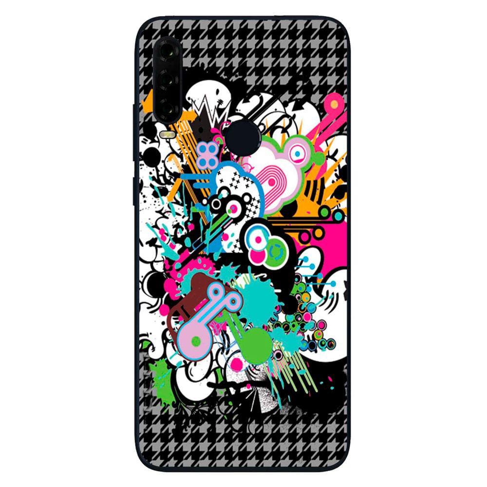 Capa Adesivo Skin022 Verso Para Philco Hit P10