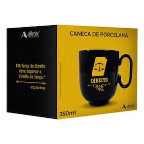 Caneca 350ml Direito + Caixa Presente Formatura Advogado Del - Allmix