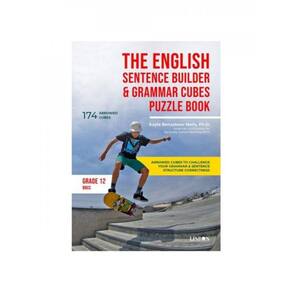 The English Sentence Builder & Grammar Cubes Puzzle Book - Grade 12 - Bncc
