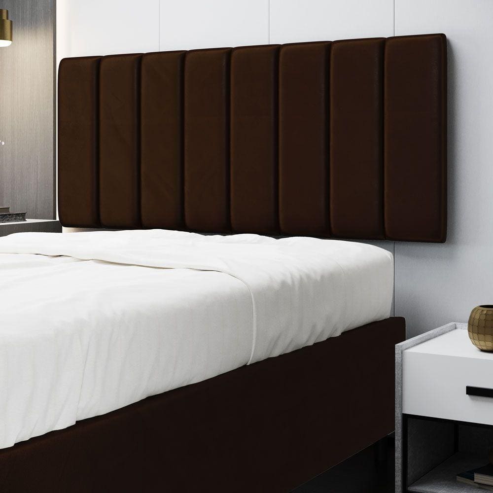 Painel Nashira 200 / N-027 Veludo Marrom Chocolate