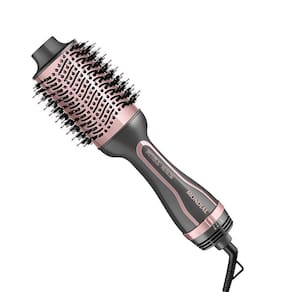 Escova Secadora Mondial Grey Rose Keratin Es-11 Cinza/rosa Bivolt