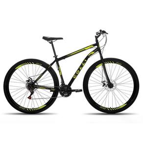Bicicleta Aro 29 Colli Bike Nantes Freio A Disco Preto Fosco/amarelo Neon