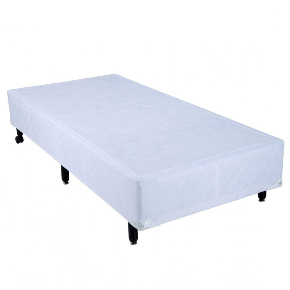 Cama Box Solteiro Americano Mega Branco - 096x203