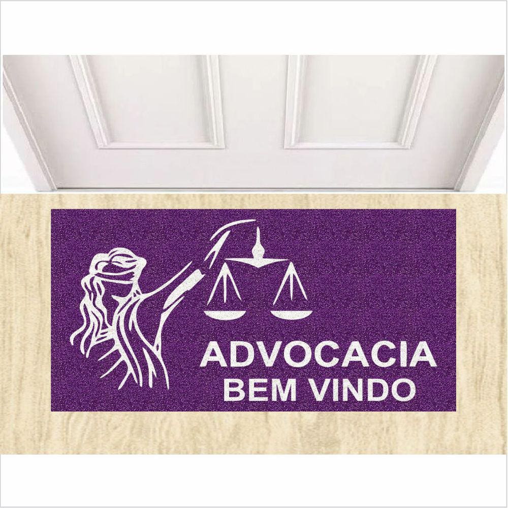 Capacho Tapete Advocacia Advocados Bem Vindo