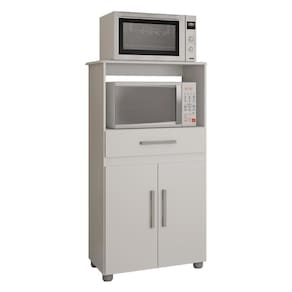 Balcão 2 Portas Para Forno E Microondas Cr20230 Branco Branco
