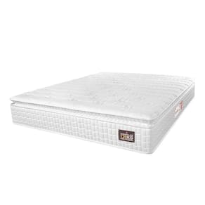 Colchão Casal Espuma D33 Vangogh Pillow Top 138x188x29cm Branco Hellen Branco