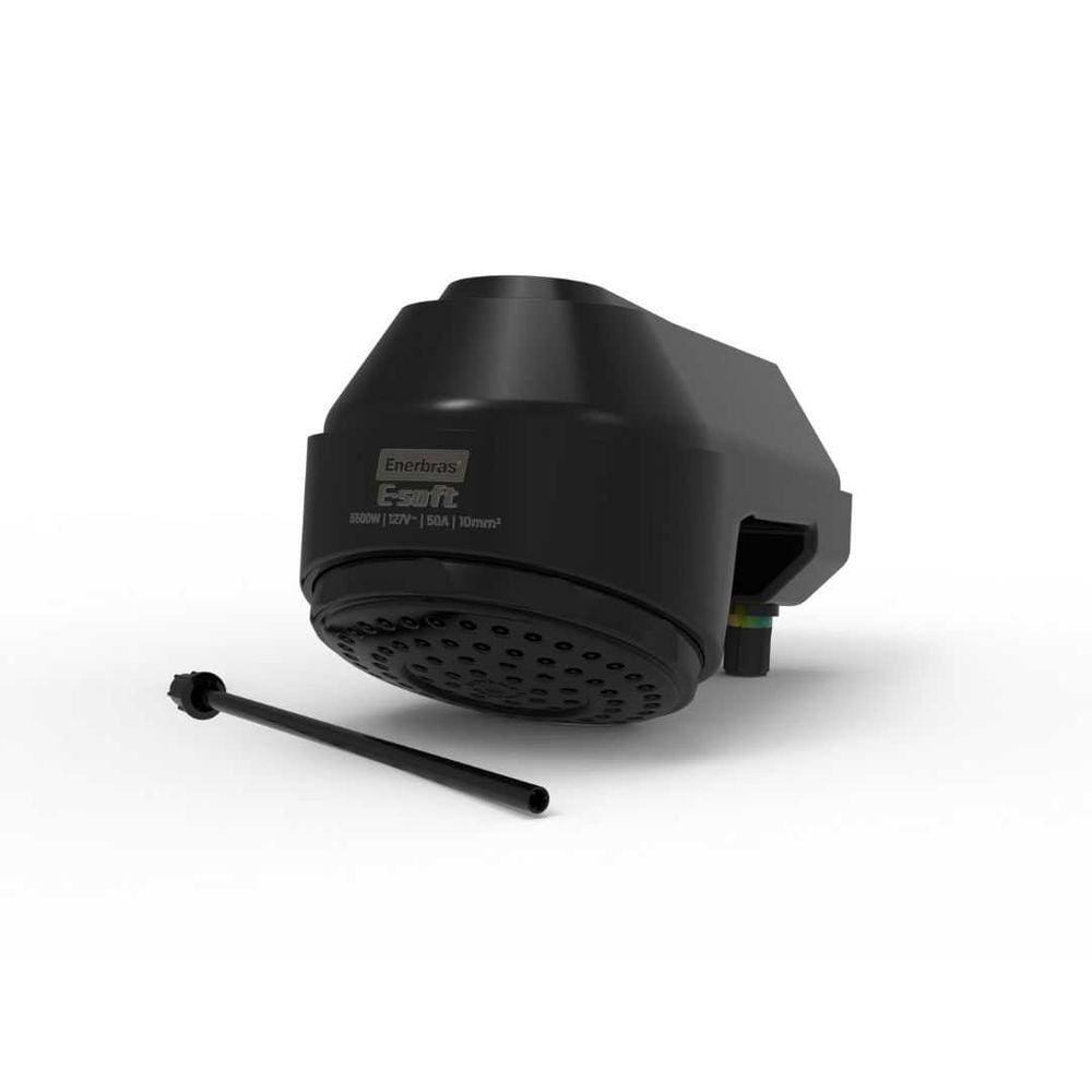 Ducha Elétrica E-Soft - 5500w x 127v - Preta - Enerbras