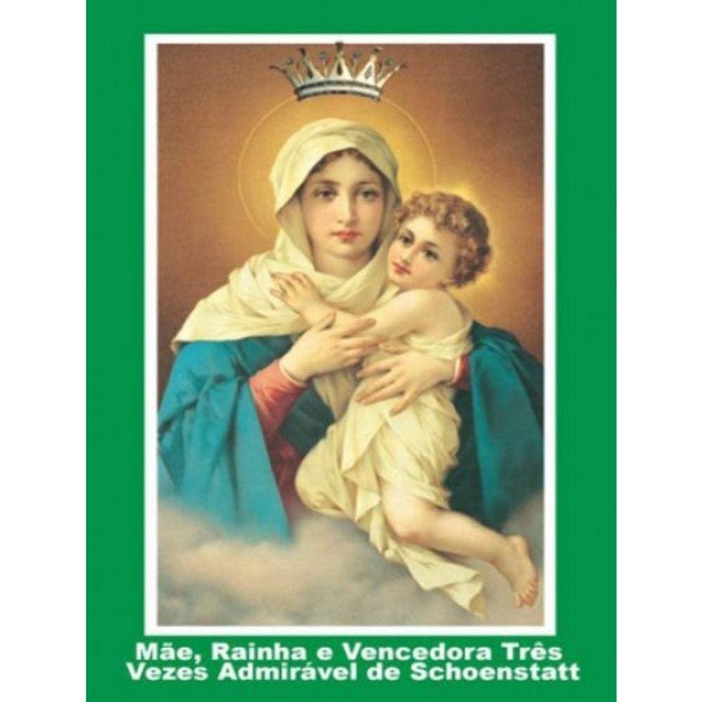 Livro Mãe Rainha e Vencedora Três Vezes Admirável