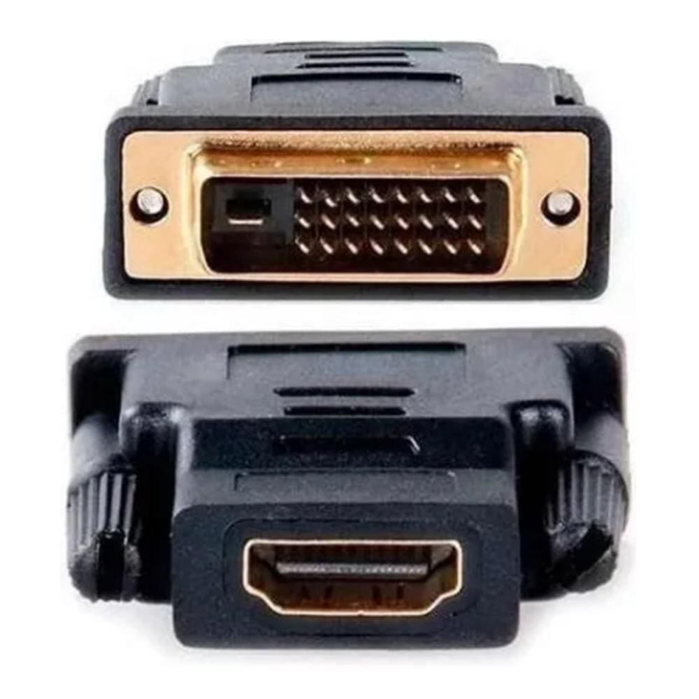 Adaptador Dvi Macho Para Hdmi Fêmea | Dvi-D   24+1   X Hdmi