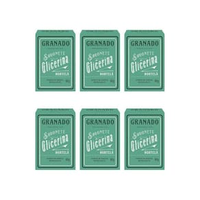 Sabonete Granado 90G Glicerina Hortela-Kit C/6Un