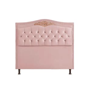 Cabeceira Cama Box Queen 1,60 Estofada Luxor Rose Holanda Plus Shop das Cabeceiras