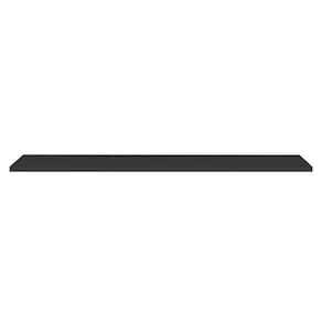 Prateleira Flutuante Quarto Adulto com Suporte Invisível 91x20cm Yara Preto - Lumil