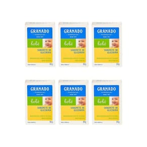 Sabonete Granado Baby 90G Glicerina Tradicional-Kit C/6Un