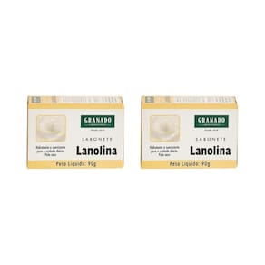 Sabonete Granado 90G Lanolina-Kit C/2Un