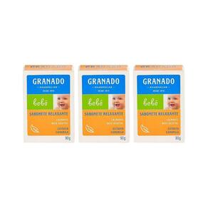 Sabonete Granado Baby 90G Camomila-Kit C/3Un