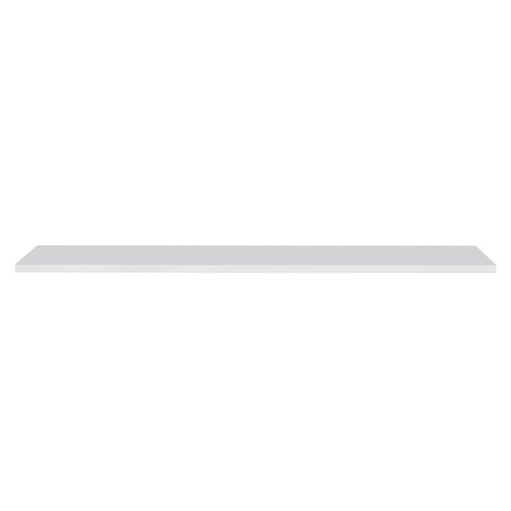 Prateleira Flutuante Para Lavanderia com Suporte Invisível 91x20cm Yara Branco - Lumil
